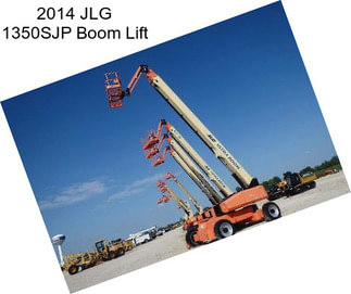 2014 JLG 1350SJP Boom Lift