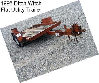 1998 Ditch Witch Flat Utility Trailer