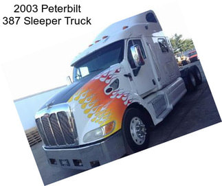 2003 Peterbilt 387 Sleeper Truck