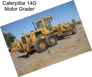 Caterpillar 14G Motor Grader