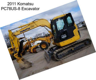 2011 Komatsu PC78US-8 Excavator