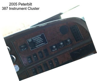 2005 Peterbilt 387 Instrument Cluster