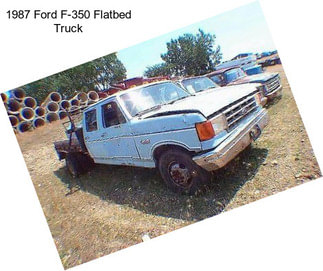 1987 Ford F-350 Flatbed Truck