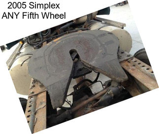 2005 Simplex ANY Fifth Wheel