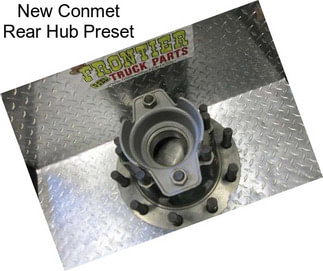 New Conmet Rear Hub Preset