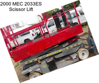 2000 MEC 2033ES Scissor Lift