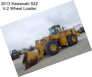 2013 Kawasaki 92Z V-2 Wheel Loader