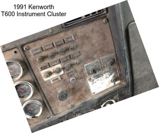 1991 Kenworth T600 Instrument Cluster