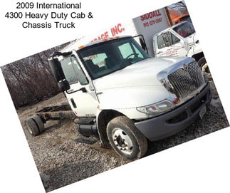2009 International 4300 Heavy Duty Cab & Chassis Truck