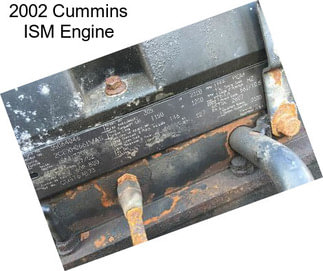 2002 Cummins ISM Engine