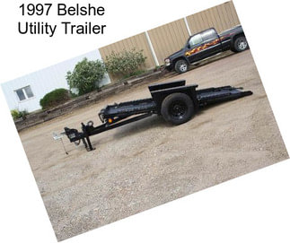 1997 Belshe Utility Trailer