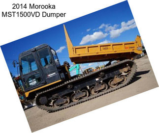 2014 Morooka MST1500VD Dumper