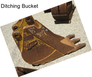 Ditching Bucket