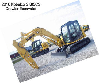 2016 Kobelco SK85CS Crawler Excavator