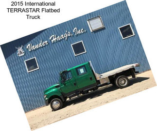 2015 International TERRASTAR Flatbed Truck