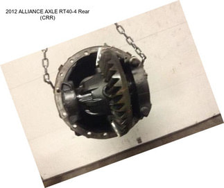 2012 ALLIANCE AXLE RT40-4 Rear (CRR)