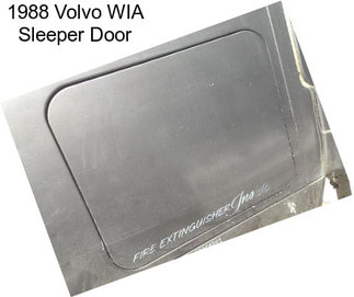 1988 Volvo WIA Sleeper Door