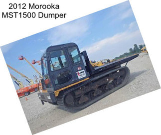 2012 Morooka MST1500 Dumper