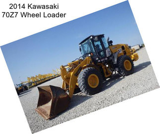 2014 Kawasaki 70Z7 Wheel Loader