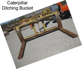 Caterpillar Ditching Bucket