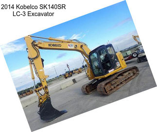 2014 Kobelco SK140SR LC-3 Excavator