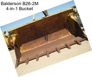 Balderson B26-2M 4-in-1 Bucket