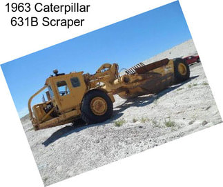 1963 Caterpillar 631B Scraper