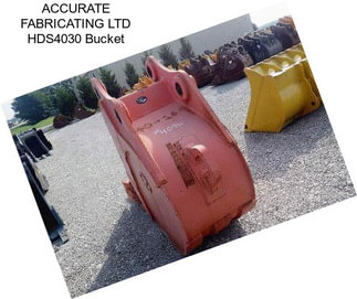 ACCURATE FABRICATING LTD HDS4030 Bucket