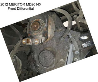 2012 MERITOR MD2014X Front Differential