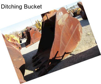 Ditching Bucket