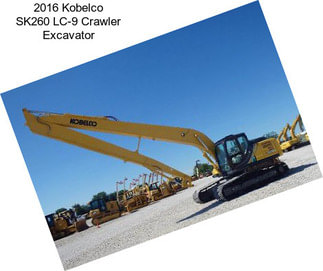 2016 Kobelco SK260 LC-9 Crawler Excavator