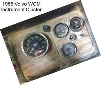1985 Volvo WCM Instrument Cluster