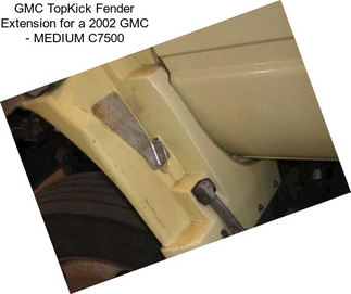 GMC TopKick Fender Extension for a 2002 GMC - MEDIUM C7500