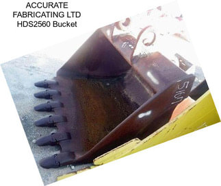 ACCURATE FABRICATING LTD HDS2560 Bucket
