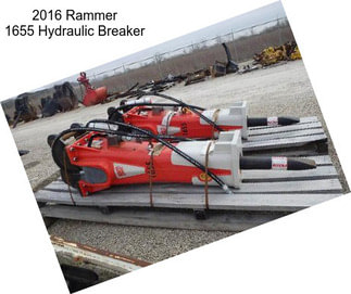 2016 Rammer 1655 Hydraulic Breaker