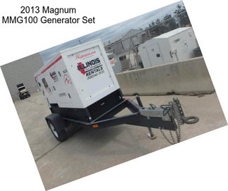 2013 Magnum MMG100 Generator Set