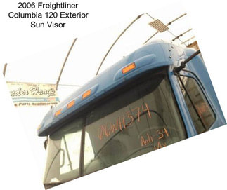 2006 Freightliner Columbia 120 Exterior Sun Visor