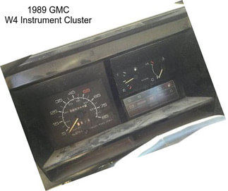 1989 GMC W4 Instrument Cluster