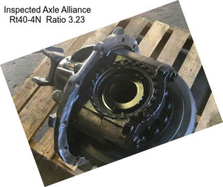 Inspected Axle Alliance Rt40-4N  Ratio 3.23