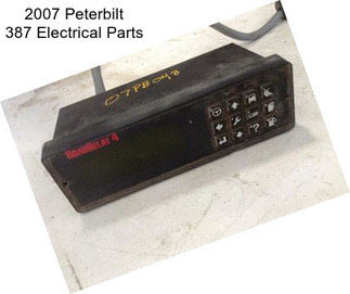 2007 Peterbilt 387 Electrical Parts