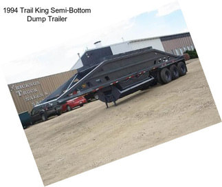 1994 Trail King Semi-Bottom Dump Trailer