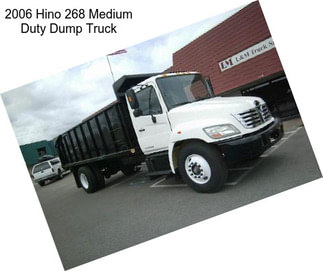 2006 Hino 268 Medium Duty Dump Truck