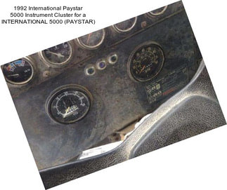 1992 International Paystar 5000 Instrument Cluster for a INTERNATIONAL 5000 (PAYSTAR)