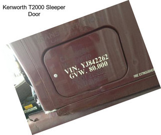 Kenworth T2000 Sleeper Door