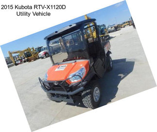 2015 Kubota RTV-X1120D Utility Vehicle