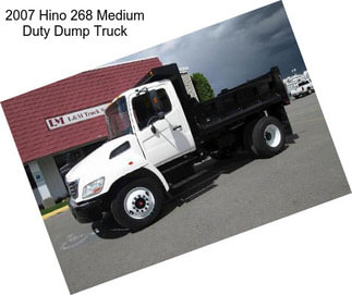 2007 Hino 268 Medium Duty Dump Truck