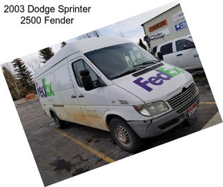 2003 Dodge Sprinter 2500 Fender