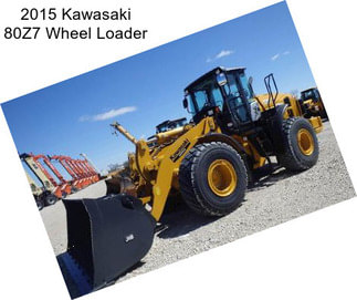 2015 Kawasaki 80Z7 Wheel Loader