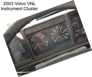 2003 Volvo VNL Instrument Cluster