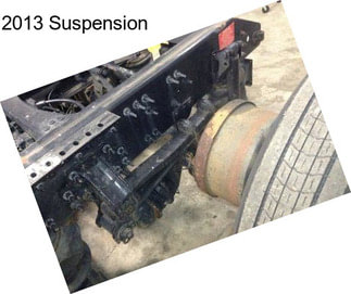 2013 Suspension